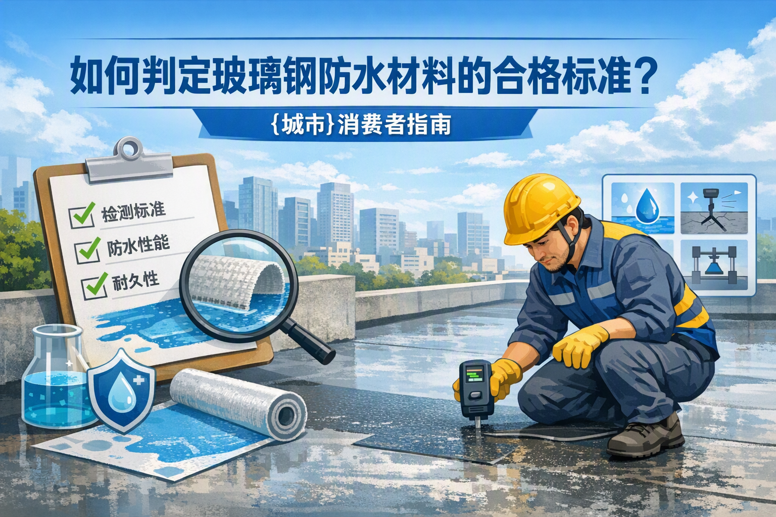 如何判定玻璃钢防水材料的合格标准？ 临沧 消费者指南