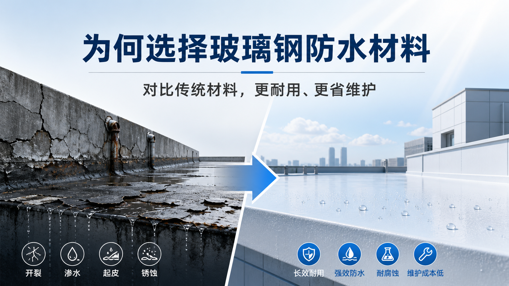 在临沧，为何选择玻璃钢防水材料而非传统材料
