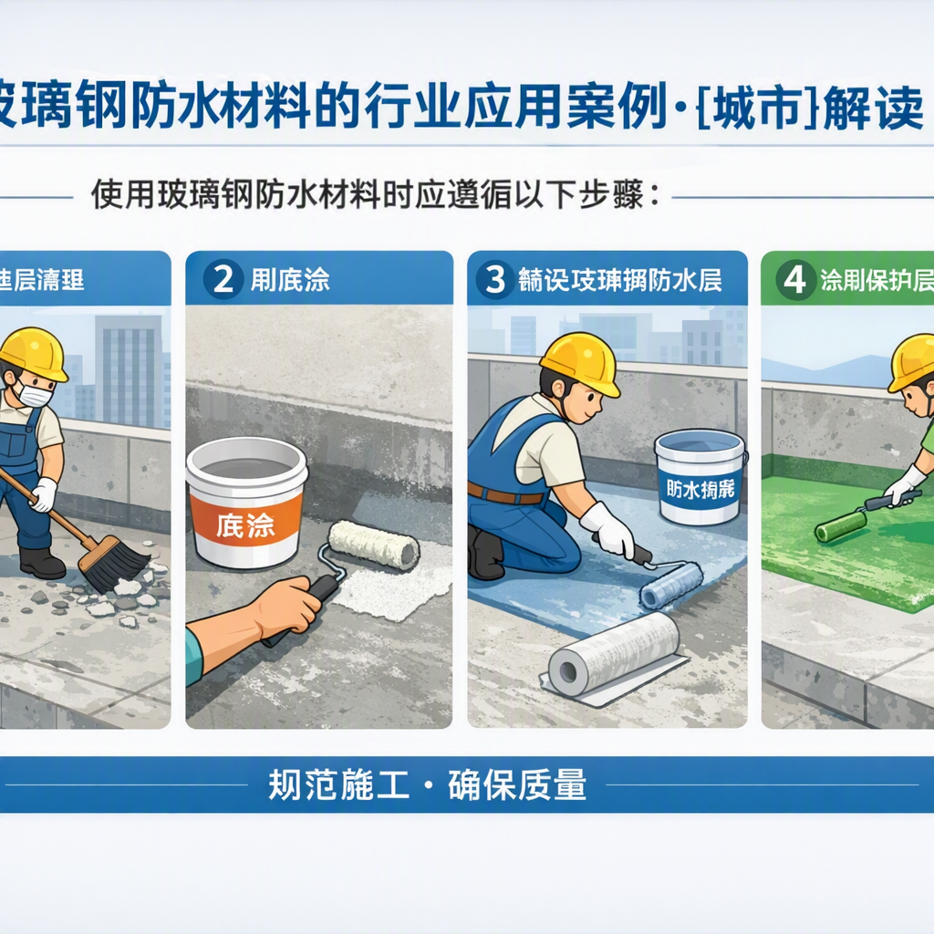 玻璃钢防水材料的行业应用案例，临沧解读