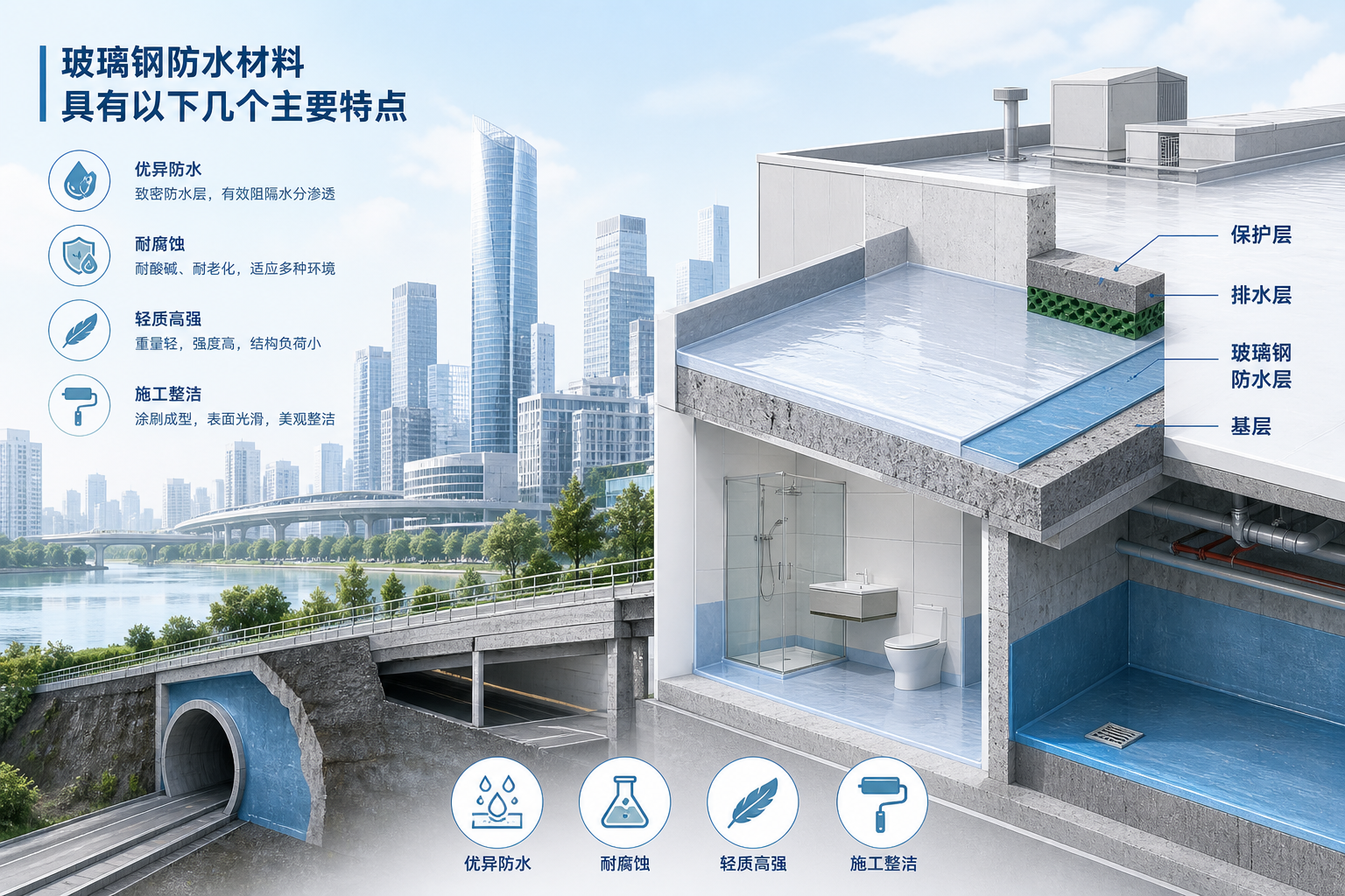 2023年玻璃钢防水材料市场趋势分析，关注 临沧 发展